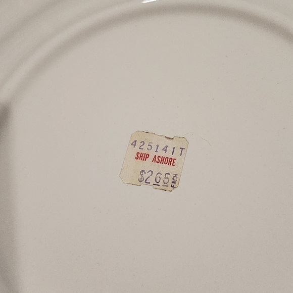 Vintage 1970s SHIP ASHORE CALIFORNIA  Plate - Picture 5 of 6